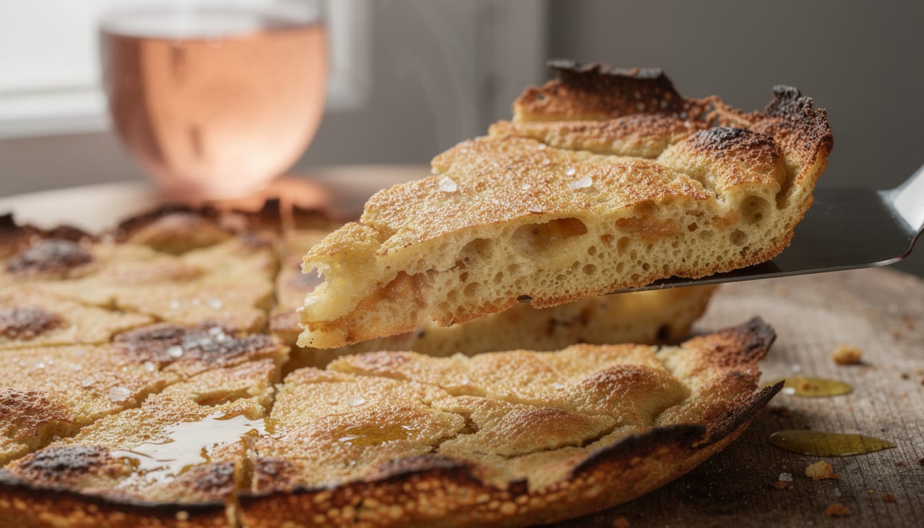 découvrez la recette authentique de la socca niçoise, une galette de pois chiches croustillante et savoureuse, parfaite pour un apéritif ou un repas léger.