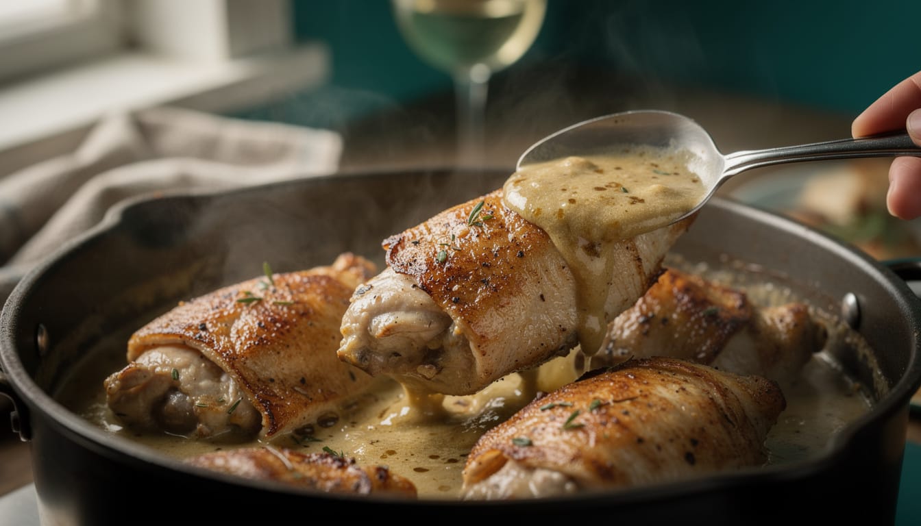 découvrez une recette rapide de paupiette de poulet à la cocotte-minute, prête en seulement 20 minutes pour un repas savoureux et facile à préparer.