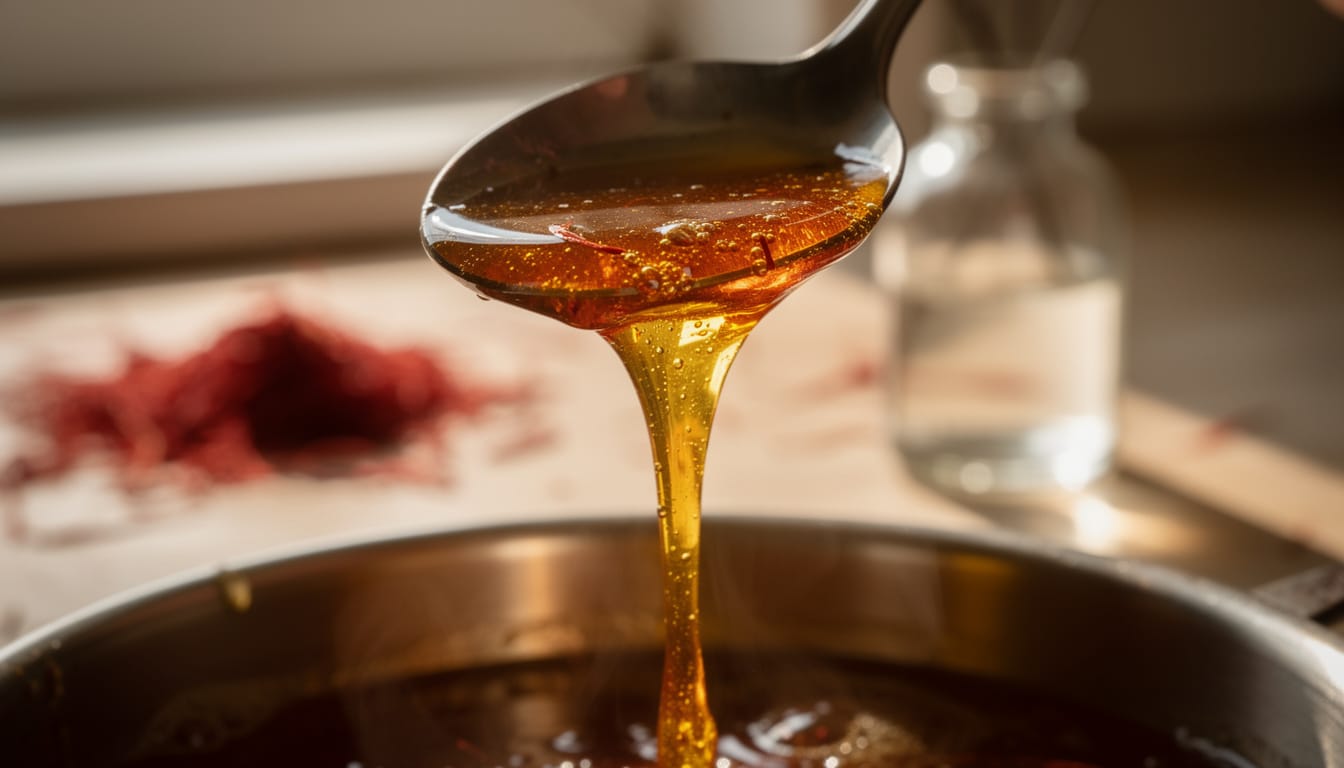 découvrez notre recette traditionnelle simple en 3 étapes pour préparer un délicieux sirop de safran maison, parfait pour sublimer vos boissons et desserts.