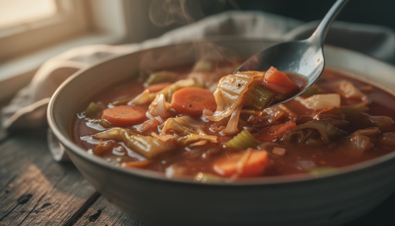 découvrez la recette de la soupe aux choux, brûle-graisse efficace pour perdre jusqu'à 5 kg en seulement 7 jours. facile, rapide et délicieux, adoptez-la dès maintenant !
