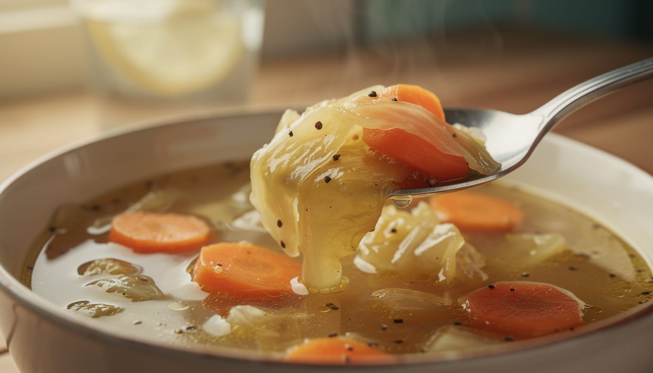 découvrez la recette de la soupe aux choux, une soupe brûle-graisse efficace pour perdre jusqu'à 5 kg en 7 jours grâce à ses ingrédients sains et naturels.