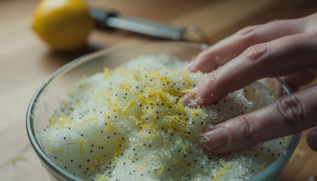 découvrez la recette du chef pâtissier pierre hermé pour réaliser un délicieux cake au citron et aux graines de pavot, parfait pour toutes vos occasions gourmandes.