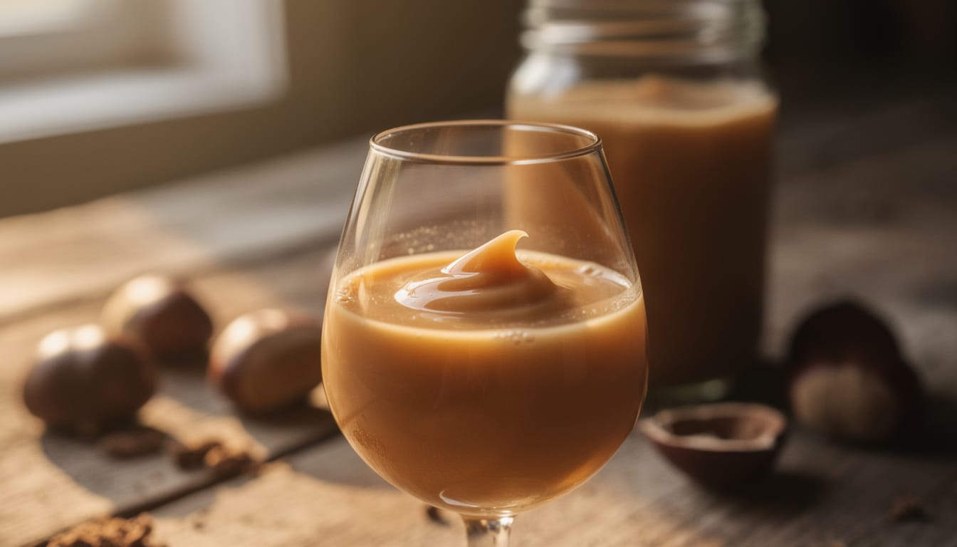 découvrez la recette facile et rapide pour réaliser une délicieuse liqueur maison de crème de châtaigne alcoolisée en seulement 1 mois.