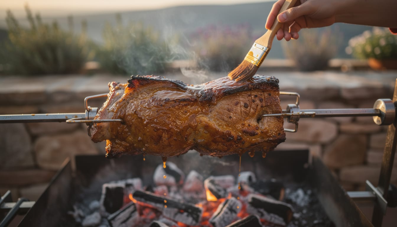 découvrez notre recette catalane de marinade pour cochon à la broche, idéale pour une viande tendre et fondante à chaque bouchée.