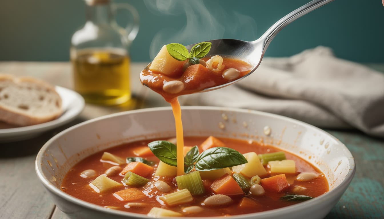 découvrez la recette traditionnelle italienne du minestrone à la milanaise, un potage savoureux et authentique pour réchauffer vos repas.