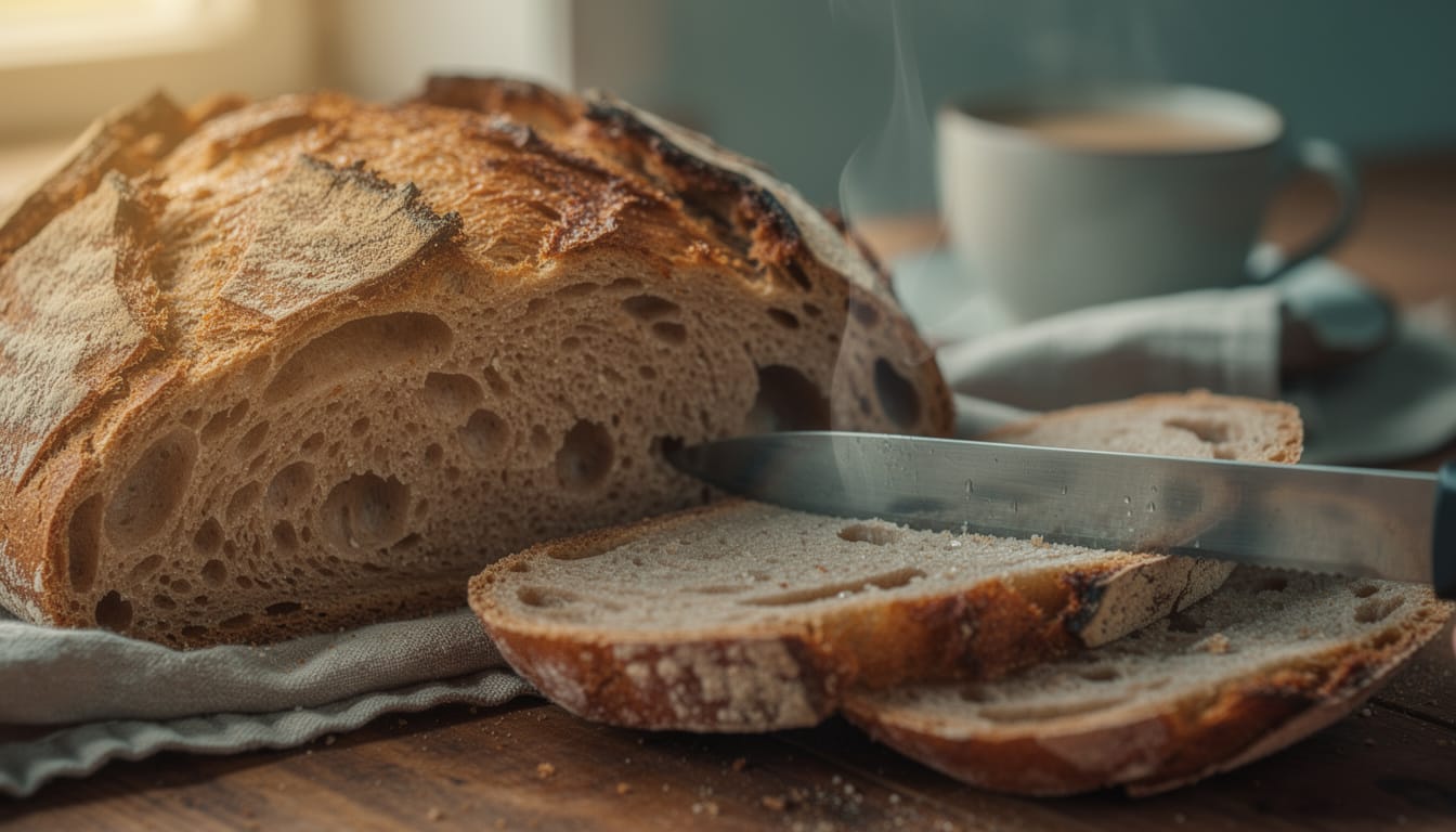 découvrez notre recette pas à pas pour réussir un pain complet au levain, idéale pour les débutants. apprenez facilement les techniques pour un pain savoureux et maison.