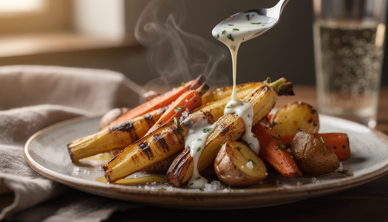 découvrez la recette facile et savoureuse des légumes rôtis au four avec un trio de panais, carotte et pomme de terre, parfait pour un accompagnement gourmand et sain.