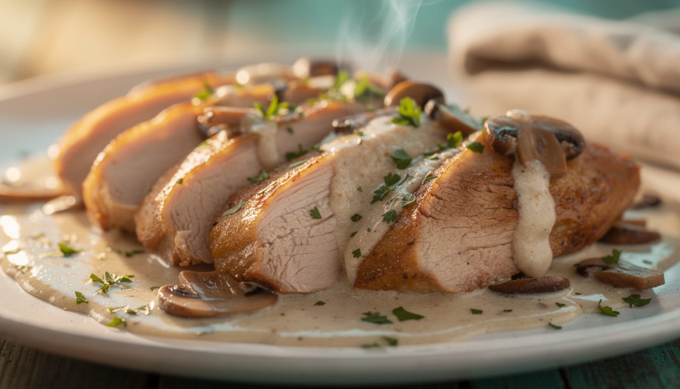 découvrez une recette rapide de pintade à la cocotte-minute aux champignons, prête en seulement 35 minutes, pour un repas savoureux et facile à préparer.