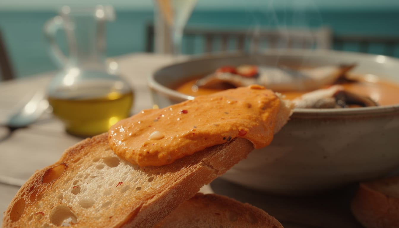 découvrez la véritable recette camarguaise de la rouille du pêcheur du grau-du-roi, un plat traditionnel aux saveurs authentiques de la méditerranée.