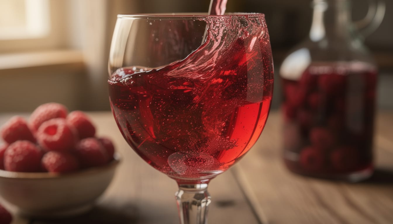 découvrez notre recette simple et artisanale de vin de framboise, réalisée avec des fruits frais du jardin pour un goût authentique et naturel.