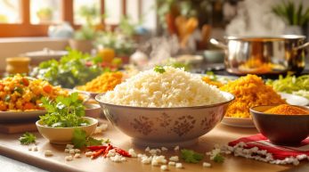 découvrez l’astuce simple pour préparer un riz savoureux, non collant et plein de goût : ajoutez cet ingrédient à l’eau de cuisson et transformez vos plats en un clin d’œil !