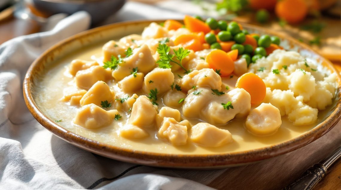 découvrez notre recette de blanquette de poulet : une version économique, rapide à préparer et incroyablement douce, idéale pour un repas réconfortant et savoureux en famille !