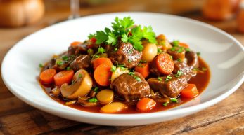 découvrez notre recette express de bœuf bourguignon prête en moins de 30 minutes ! une variante originale et savoureuse qui revisite ce grand classique, idéale pour un repas convivial et rapide à préparer.