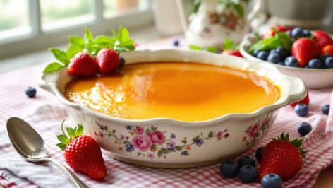 découvrez la recette facile de la crème caramel, un dessert rétro qui prend toute seule au frais. un classique doux et parfumé, parfait pour régaler petits et grands à chaque occasion.