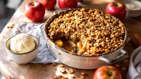 découvrez notre recette de crumble aux pommes sans gluten : une version gourmande, légère et facile à réaliser qui plaira à tous, même aux intolérants au gluten. savourez un dessert sain et plein de saveurs !