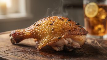 découvrez notre recette facile de cuisse de poulet au roaster, croustillante et savoureuse, prête en seulement 45 minutes pour un repas gourmand et rapide.
