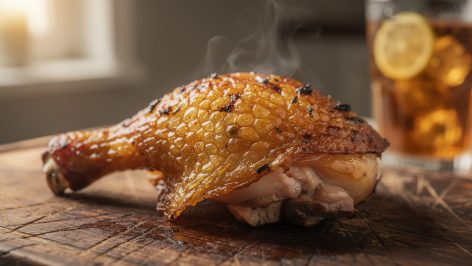 découvrez notre recette facile de cuisse de poulet au roaster, croustillante et savoureuse, prête en seulement 45 minutes pour un repas gourmand et rapide.