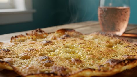 découvrez la recette authentique de la socca niçoise, une galette de pois chiches croustillante et savoureuse, parfaite pour un apéritif ou un encas léger.