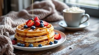 découvrez notre recette de gaufres crousti-moelleuses, parfaite pour un goûter d’hiver. préparez facilement une pâte savoureuse et régalez petits et grands avec ces gourmandises maison !