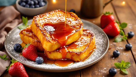 découvrez comment préparer un pain perdu brioché gourmand accompagné de caramel minute : une recette anti-gaspi facile et réconfortante pour un goûter savoureux et zéro déchet !