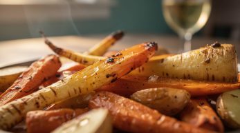 découvrez notre recette simple et savoureuse de trio de légumes rôtis au four : panais, carotte et pomme de terre, parfaits pour un accompagnement gourmand et coloré.
