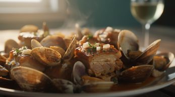 découvrez la recette authentique du porc aux palourdes à la portugaise, le porco à alentejana, un plat traditionnel savoureux alliant viande tendre et fruits de mer.