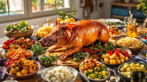 découvrez la recette traditionnelle du cochon de lait portugais : une peau parfaitement croustillante et une viande juteuse qui régalera petits et grands. tous les secrets pour réussir ce plat convivial en famille !
