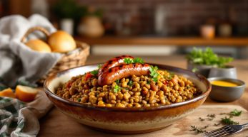 découvrez la recette réconfortante des saucisses-lentilles : un plat d’hiver complet, simple à préparer, savoureux et idéal pour se réchauffer tout en faisant le plein d’énergie.