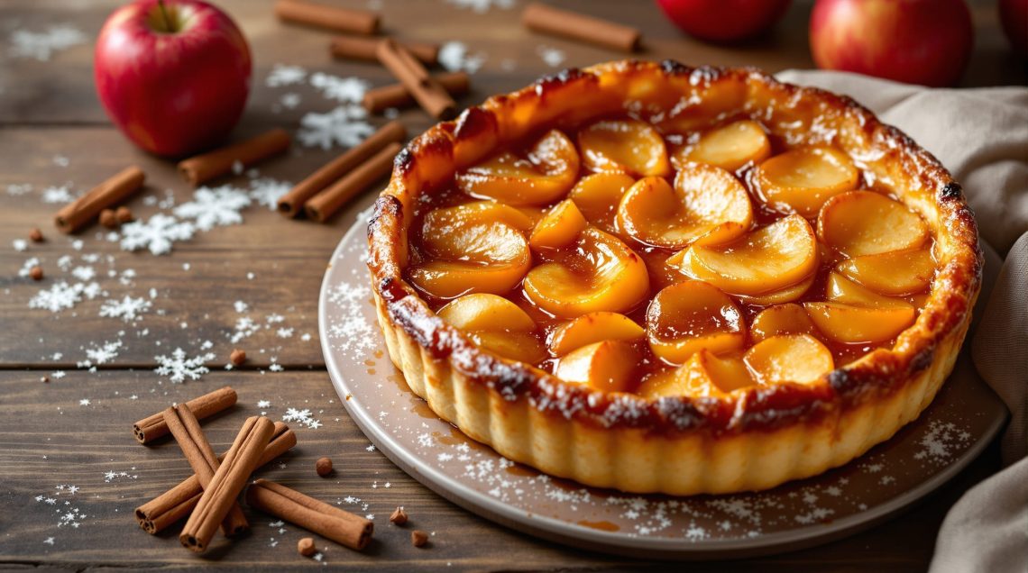 découvrez la tarte tatin, le dessert d’hiver par excellence : des pommes caramélisées fondantes sur une pâte croustillante. facile à réaliser, elle régalera et surprendra vos invités !