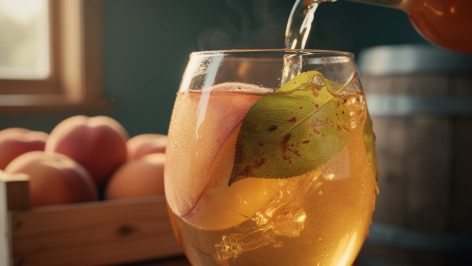 découvrez notre recette artisanale pour préparer un vin de pêche avec les feuilles en seulement 40 jours, alliant tradition et saveurs naturelles.